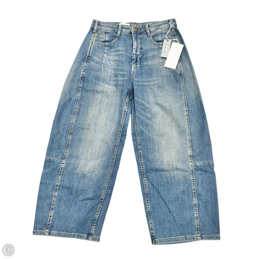 Jeans Wide Leg By Pilcro In Blue Denim, Size: 2p