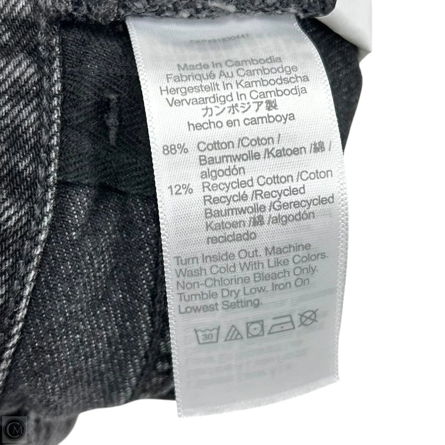 Jeans Wide Leg By Madewell In Black Denim, Size: 2p