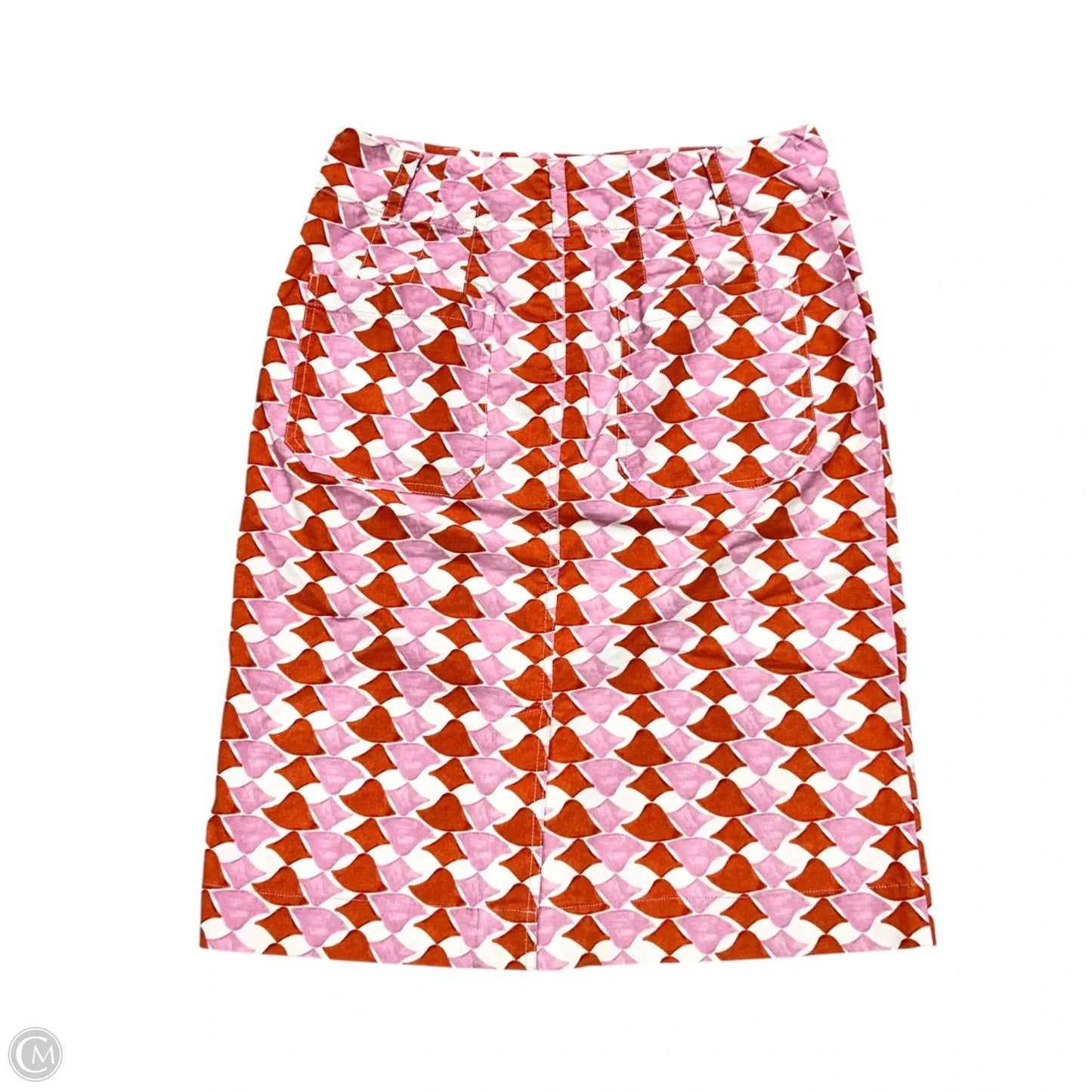 Skirt Midi By Maeve In Pink & Red, Size: M