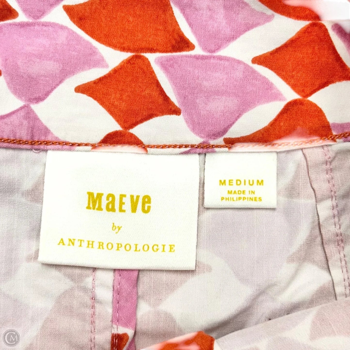 Skirt Midi By Maeve In Pink & Red, Size: M