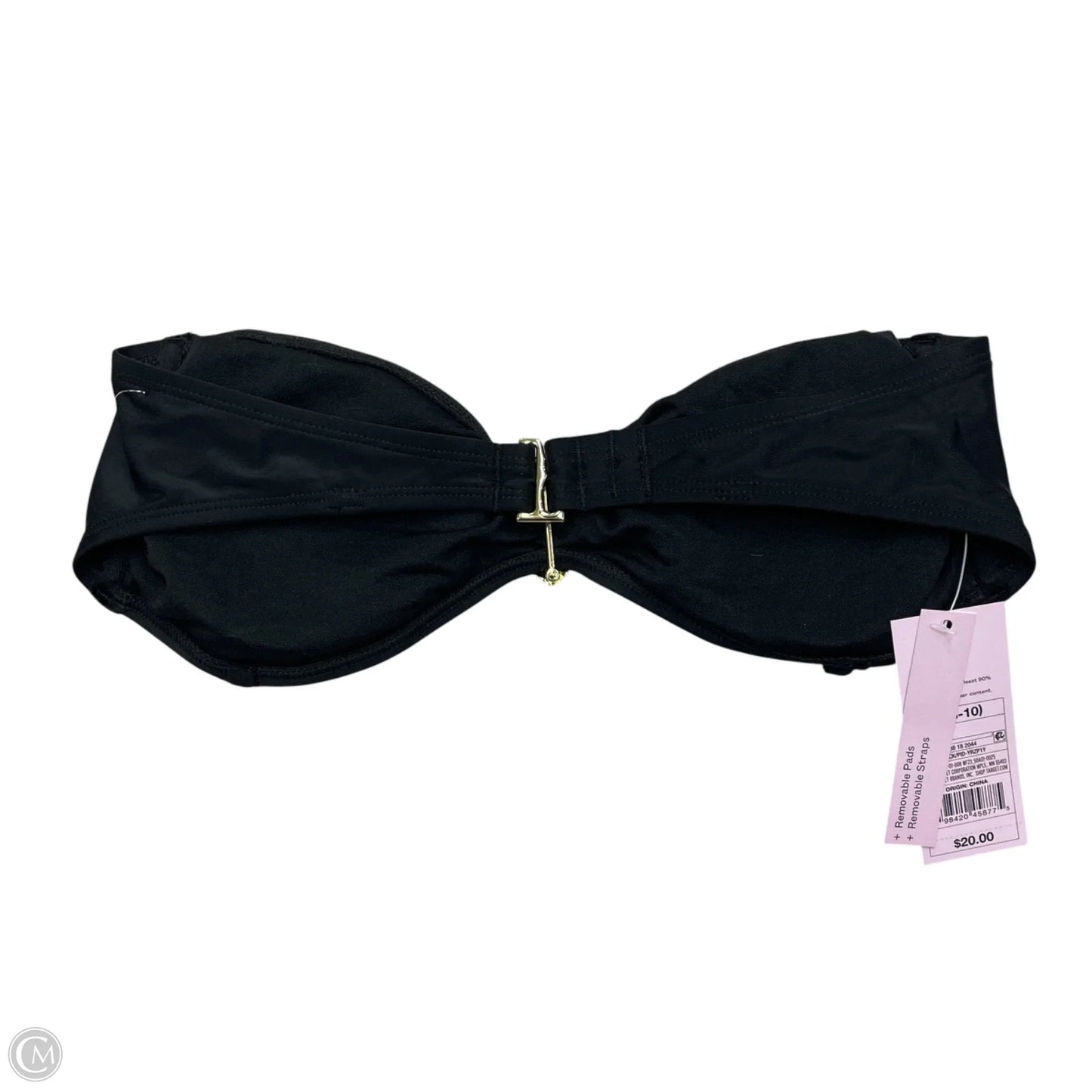 Swimsuit Top By Wild Fable In Black, Size: M