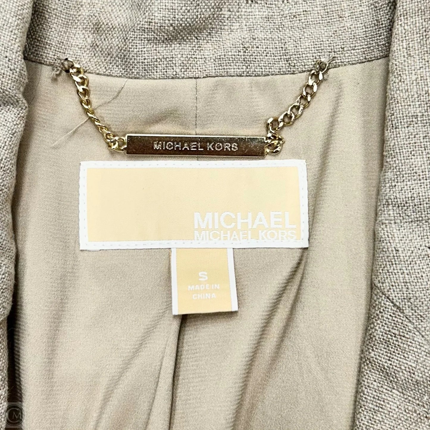 Vest Other By Michael By Michael Kors In Cream, Size: S