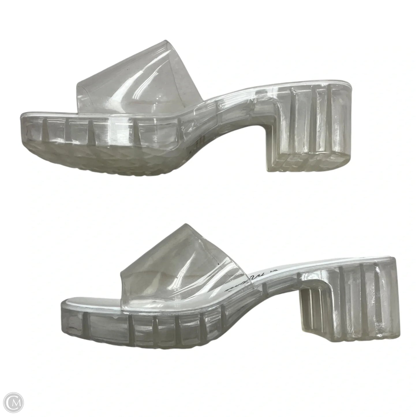 Sandals Heels Block By Matisse In Clear, Size: 7