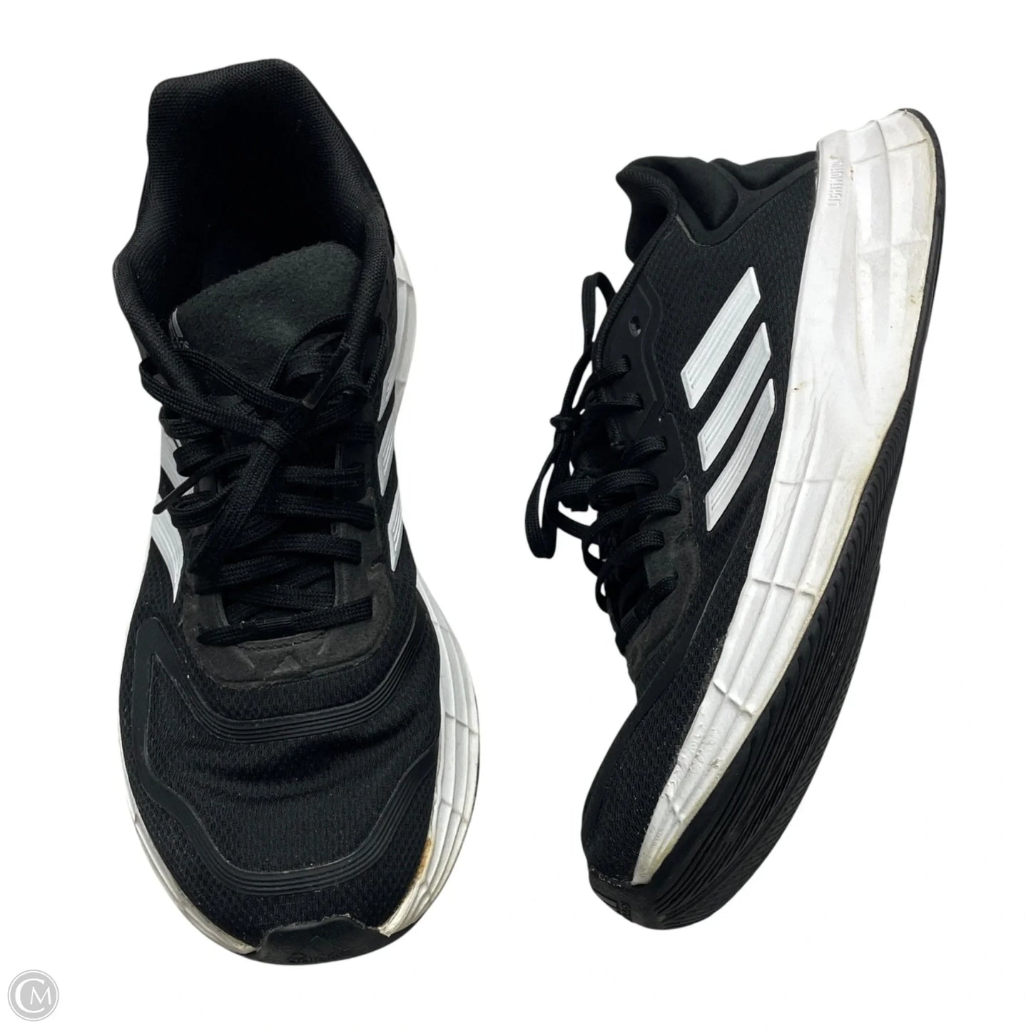 Shoes Athletic By Adidas In Black & White, Size: 8
