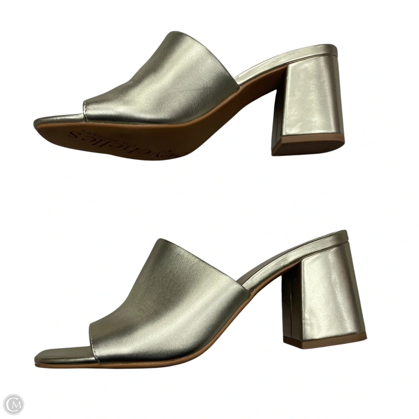 Sandals Heels Block By Seychelles In Gold, Size: 7.5