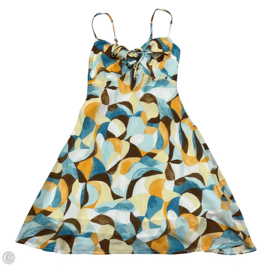 Dress Party Short By Abercrombie And Fitch In Blue & Orange, Size: S