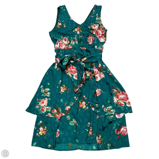 Dress Party Short By Walter Baker In Green & Pink, Size: S