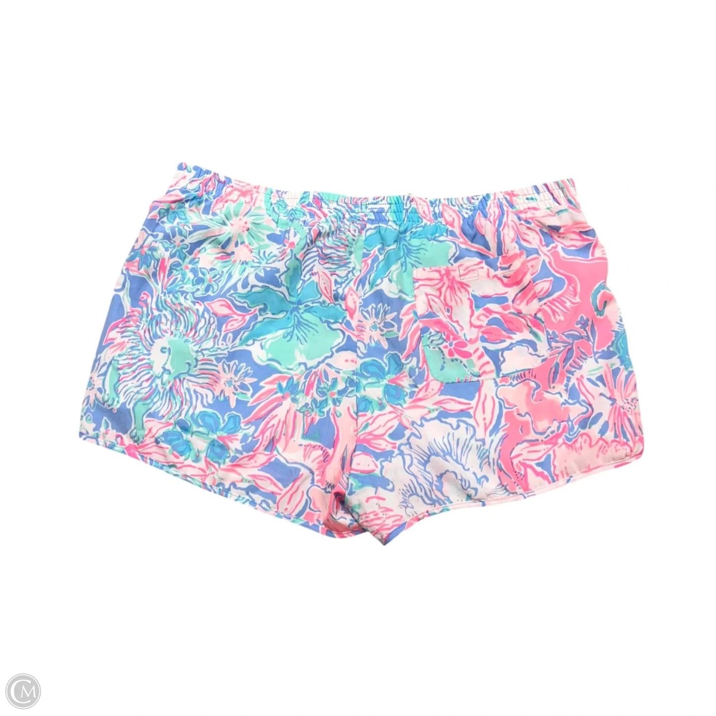 Shorts Designer By Lilly Pulitzer In Pink & Purple, Size: Xl