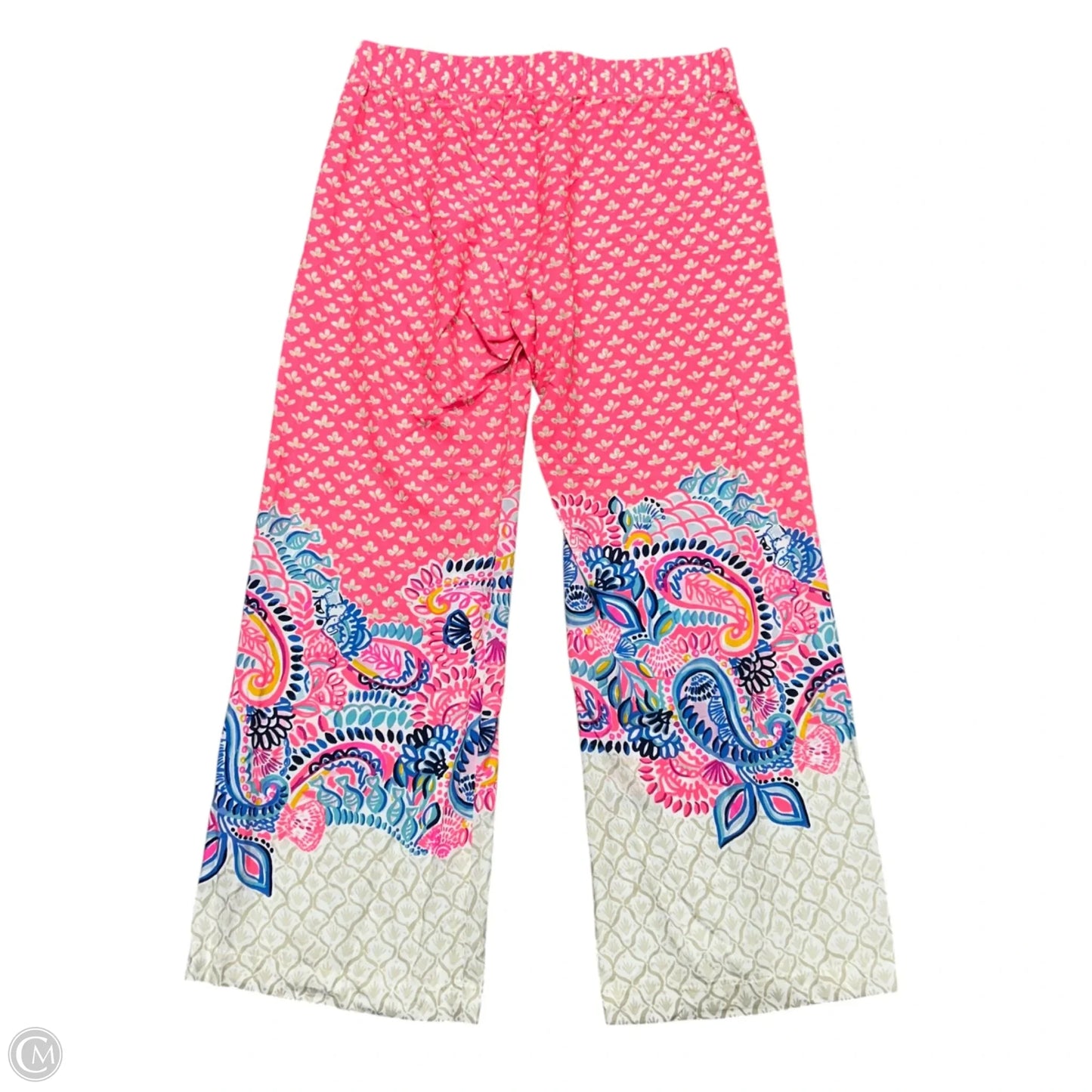 Pants Designer By Lilly Pulitzer In Pink & Tan, Size: Xl