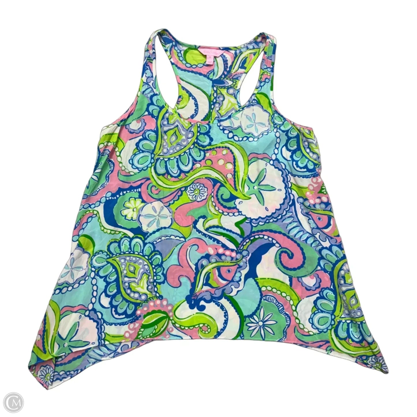 Top Sleeveless Designer By Lilly Pulitzer In Paisley Print, Size: M
