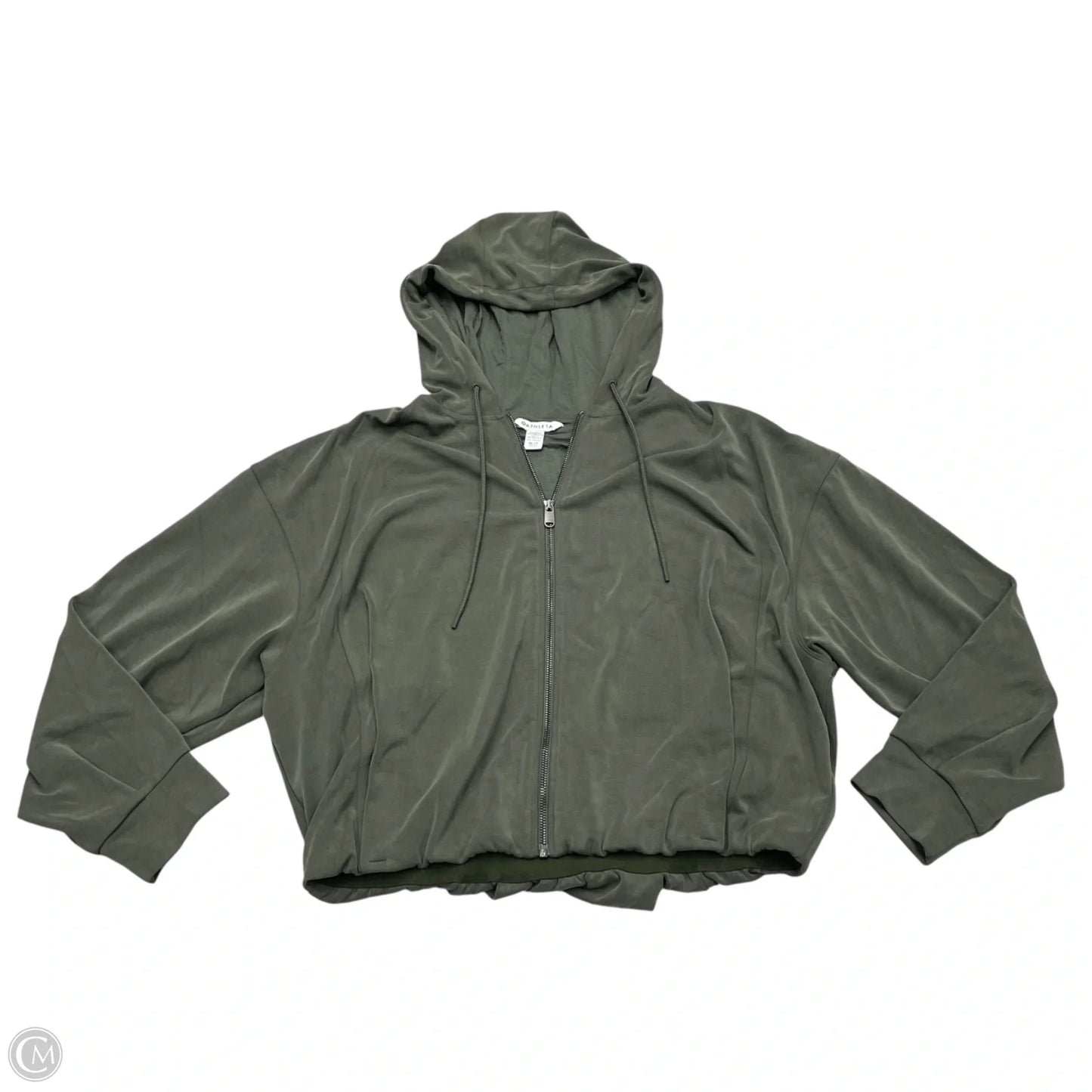 Athletic Jacket By Athleta In Green, Size: Xl
