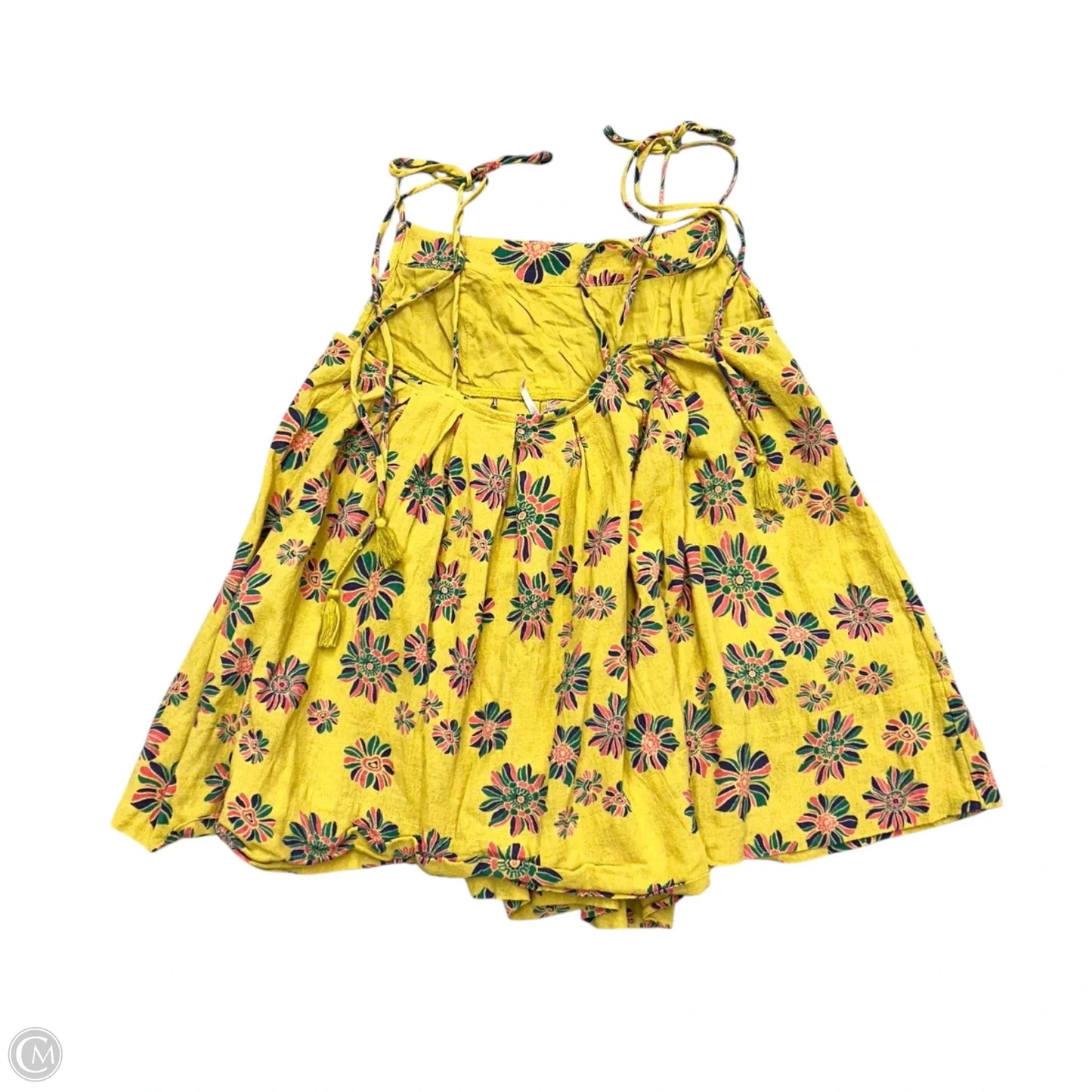 Top Sleeveless By Free People In Yellow, Size: Xs