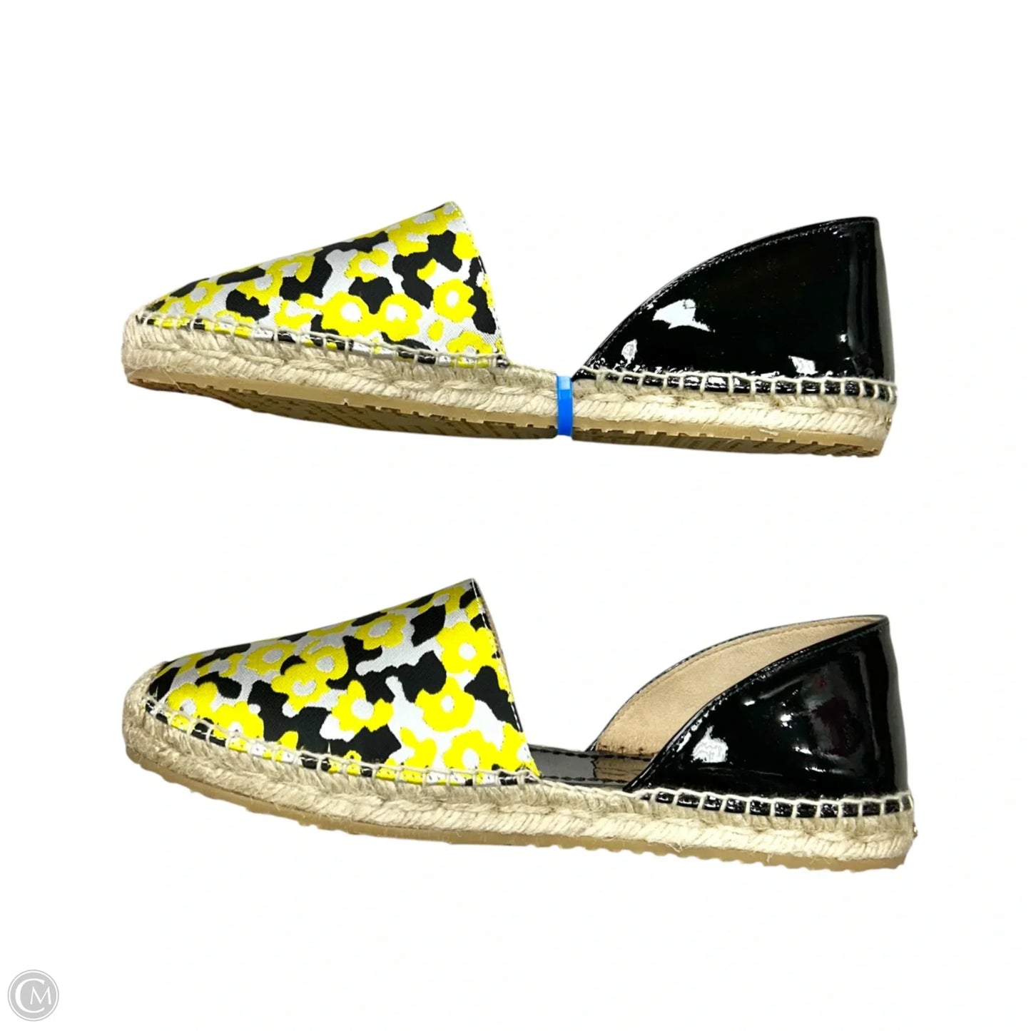 Shoes Luxury Designer By Jimmy Choo In Black & Yellow, Size: 6.5