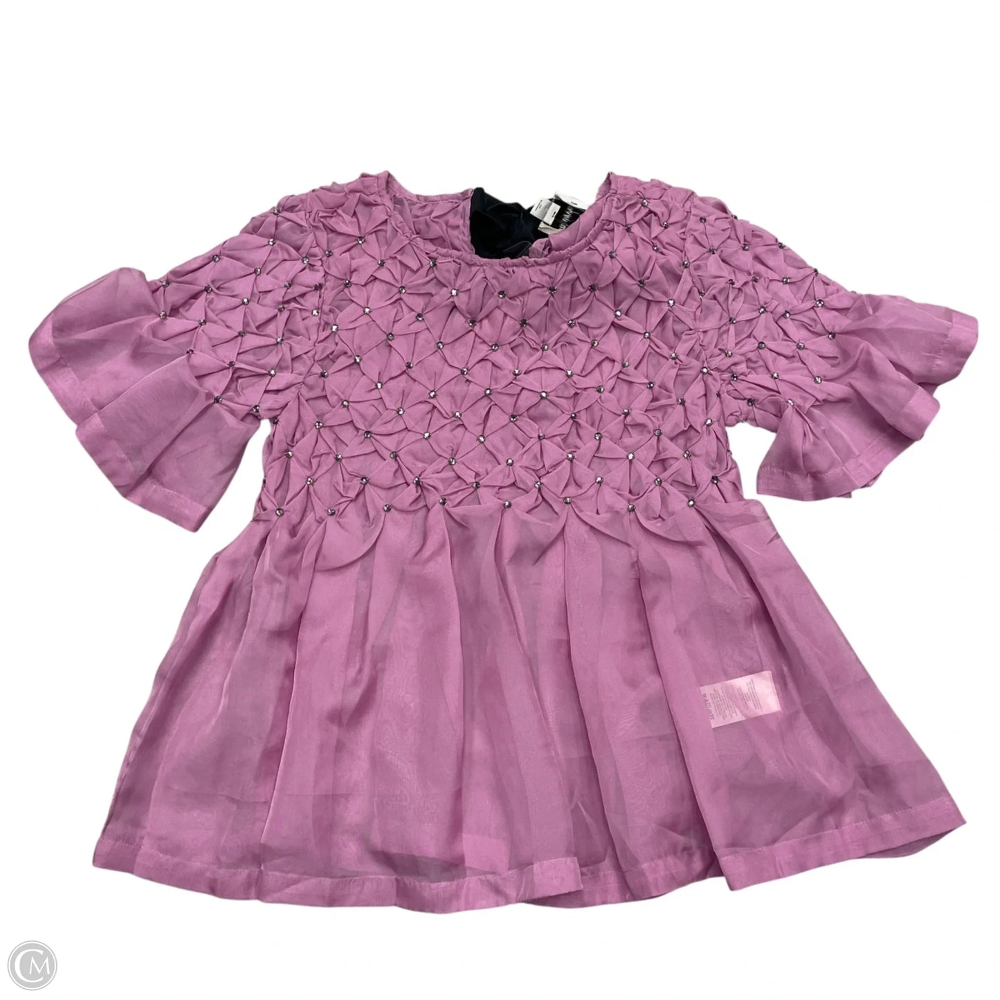 Top Short Sleeve By Maeve In Purple, Size: Xxs