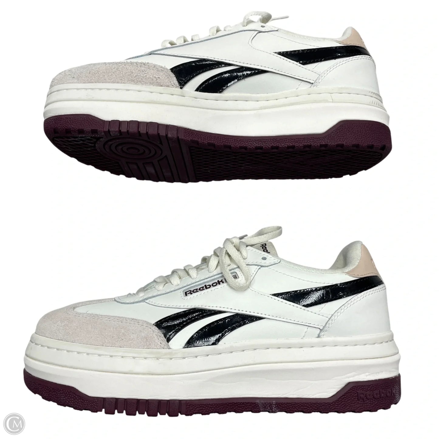 Shoes Sneakers Platform By Reebok In Black & White, Size: 11