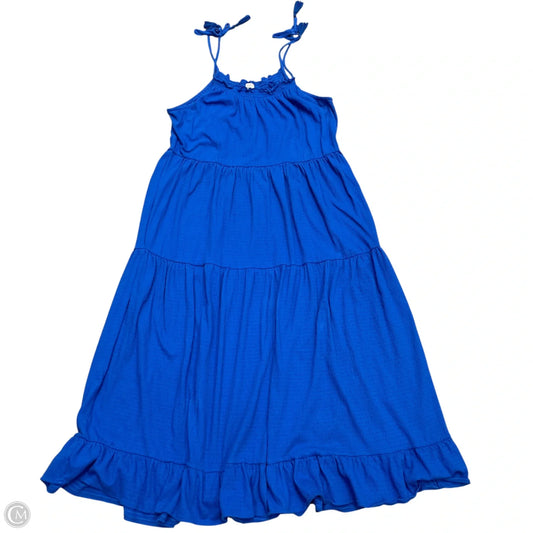 Dress Casual Maxi By Loft In Blue, Size: Xl