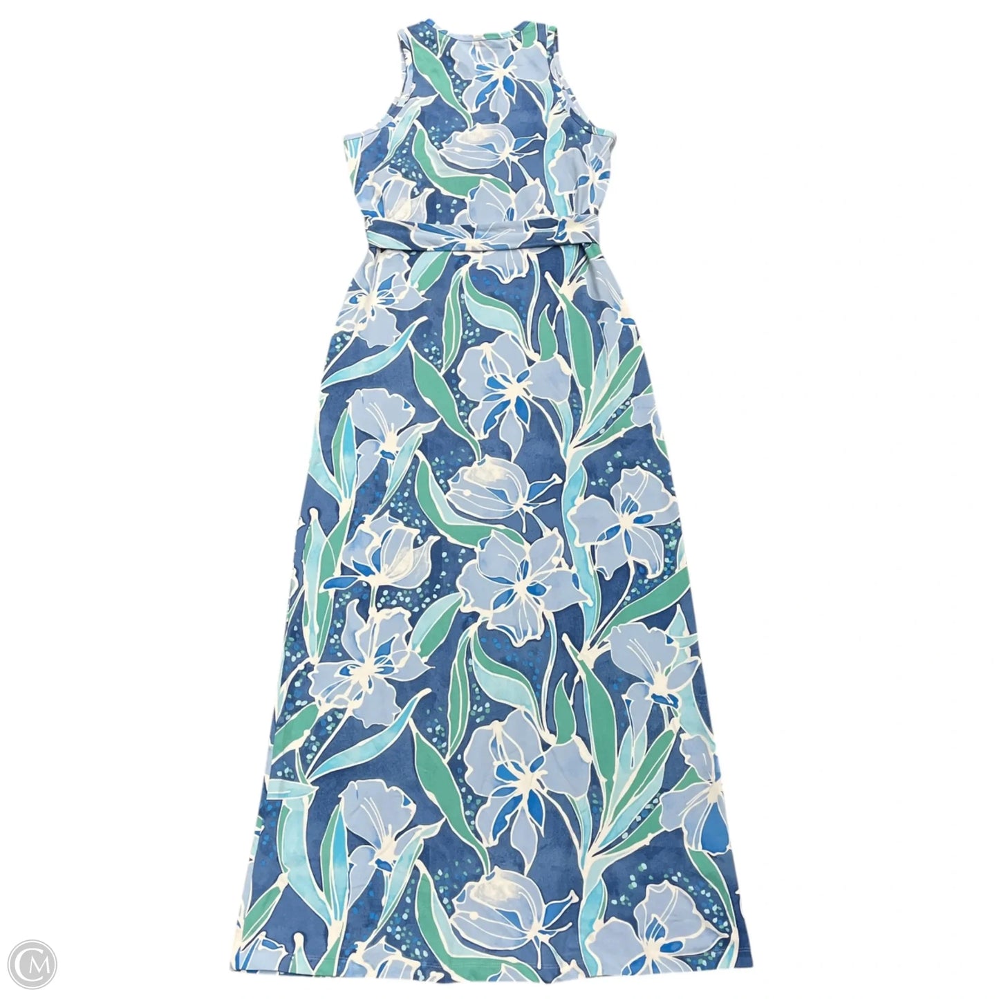 Dress Casual Maxi By J Mclaughlin In Blue & White, Size: S