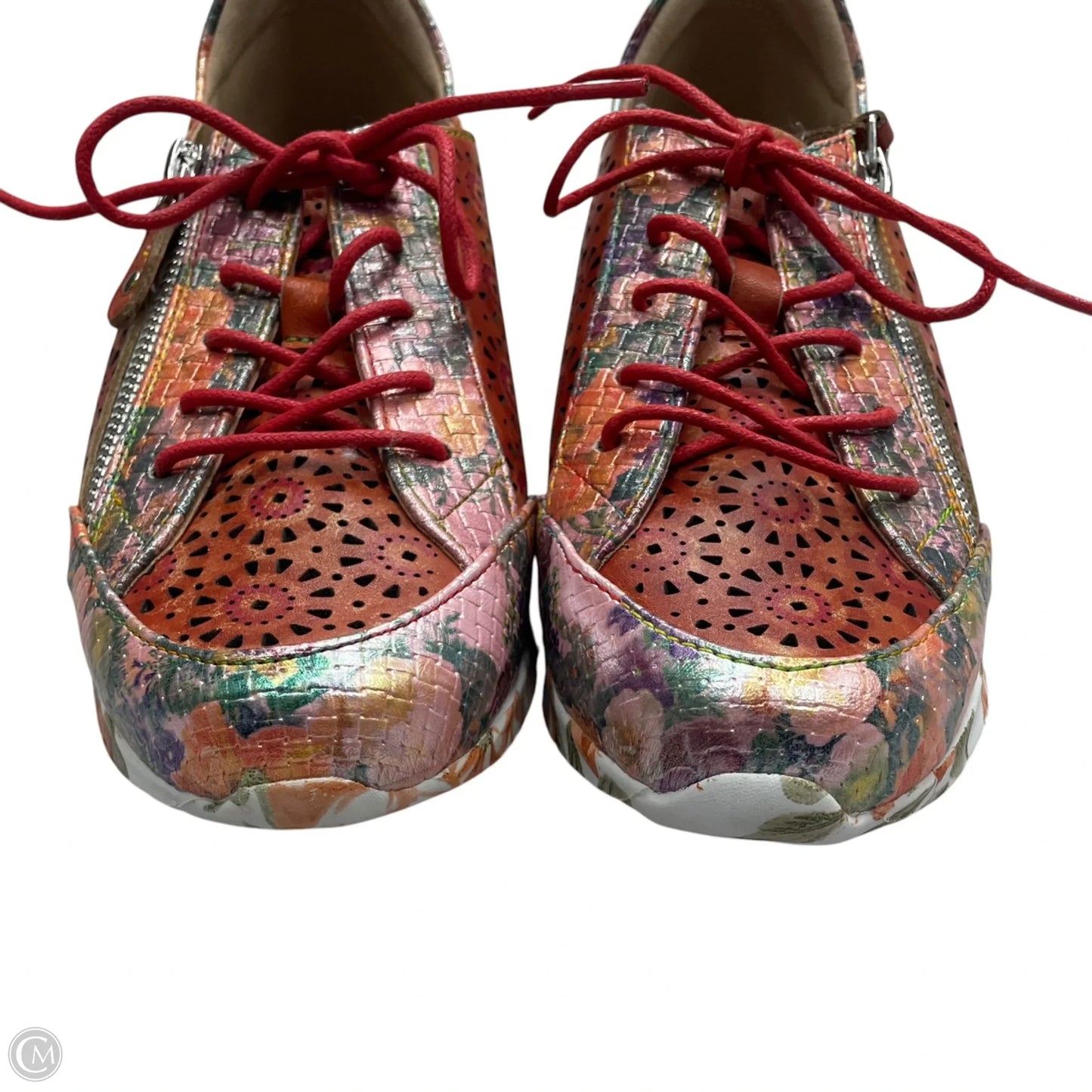 Shoes Sneakers By Spring Step In Orange, Size: 7.5