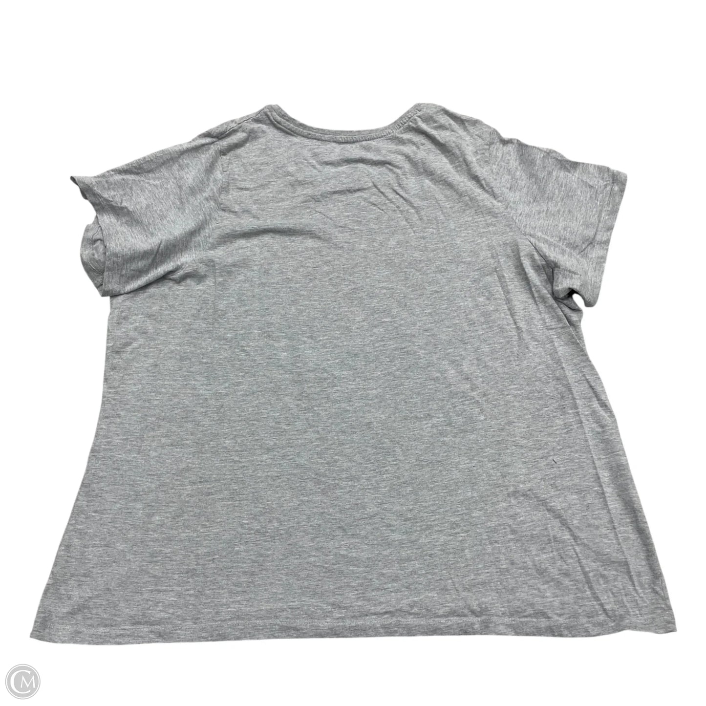 Top Short Sleeve Basic By Fanatics In Green & Grey, Size: 3x