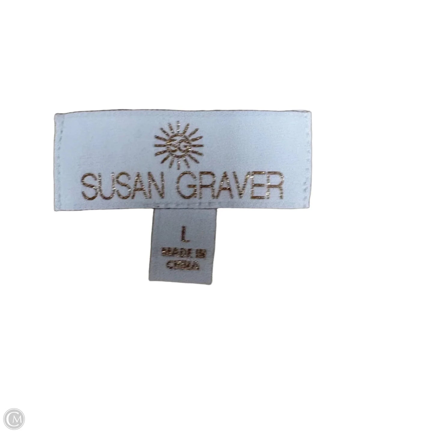 Skirt Maxi By Susan Graver In Cream, Size: L