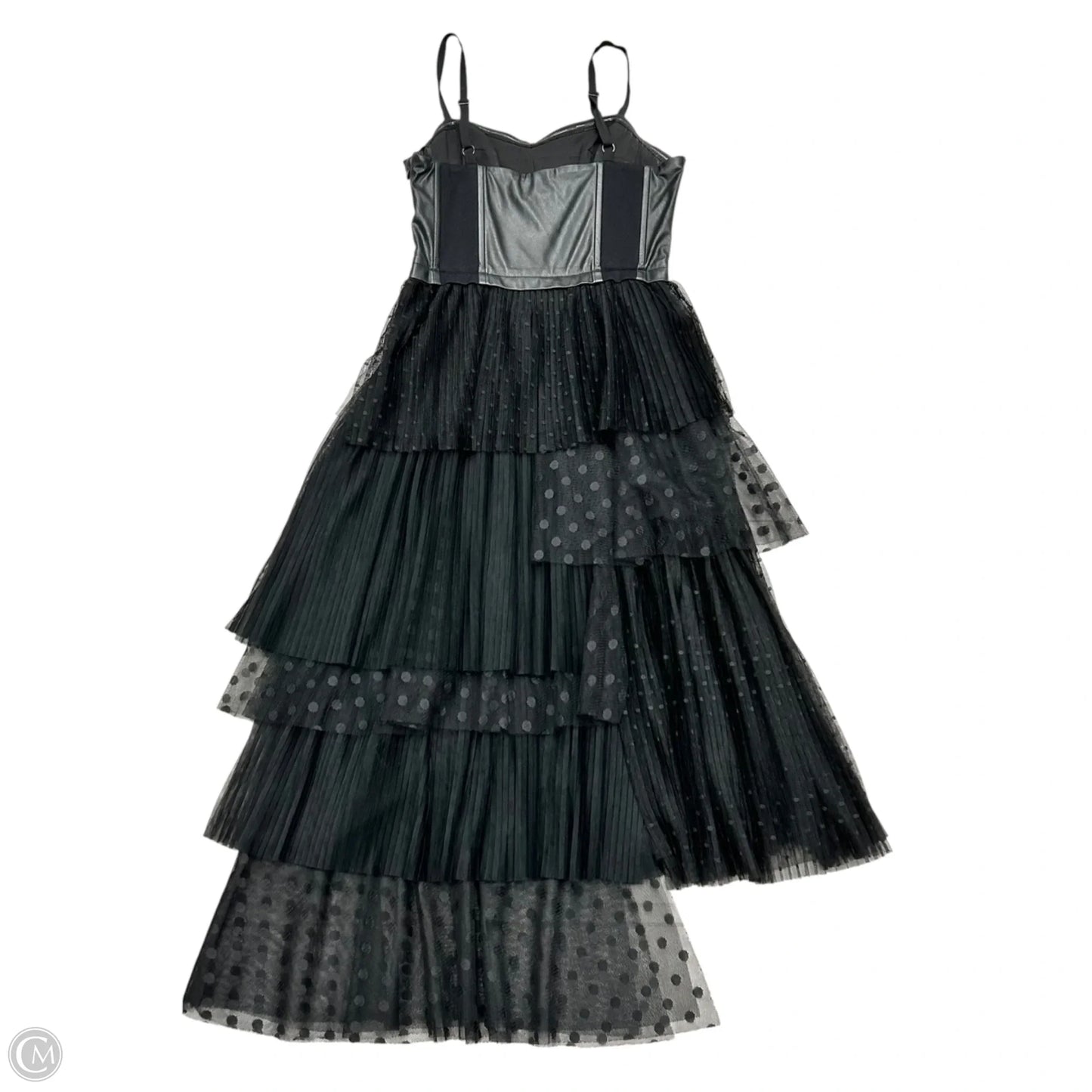 Dress Casual Maxi By Bcbgmaxazria In Black, Size: S