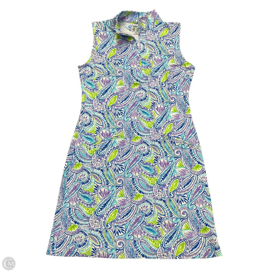 Athletic Dress By Ibkul In Blue & Purple, Size: S