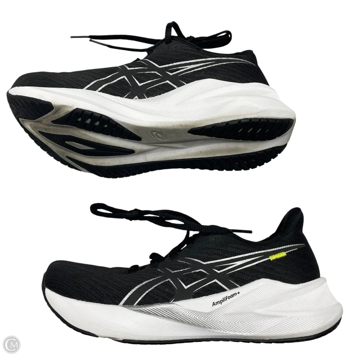 Shoes Athletic By Asics In Black & White, Size: 6