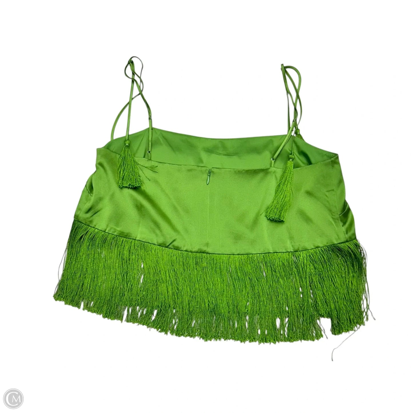 Top Sleeveless By Cinc A Sept In Green, Size: Xs