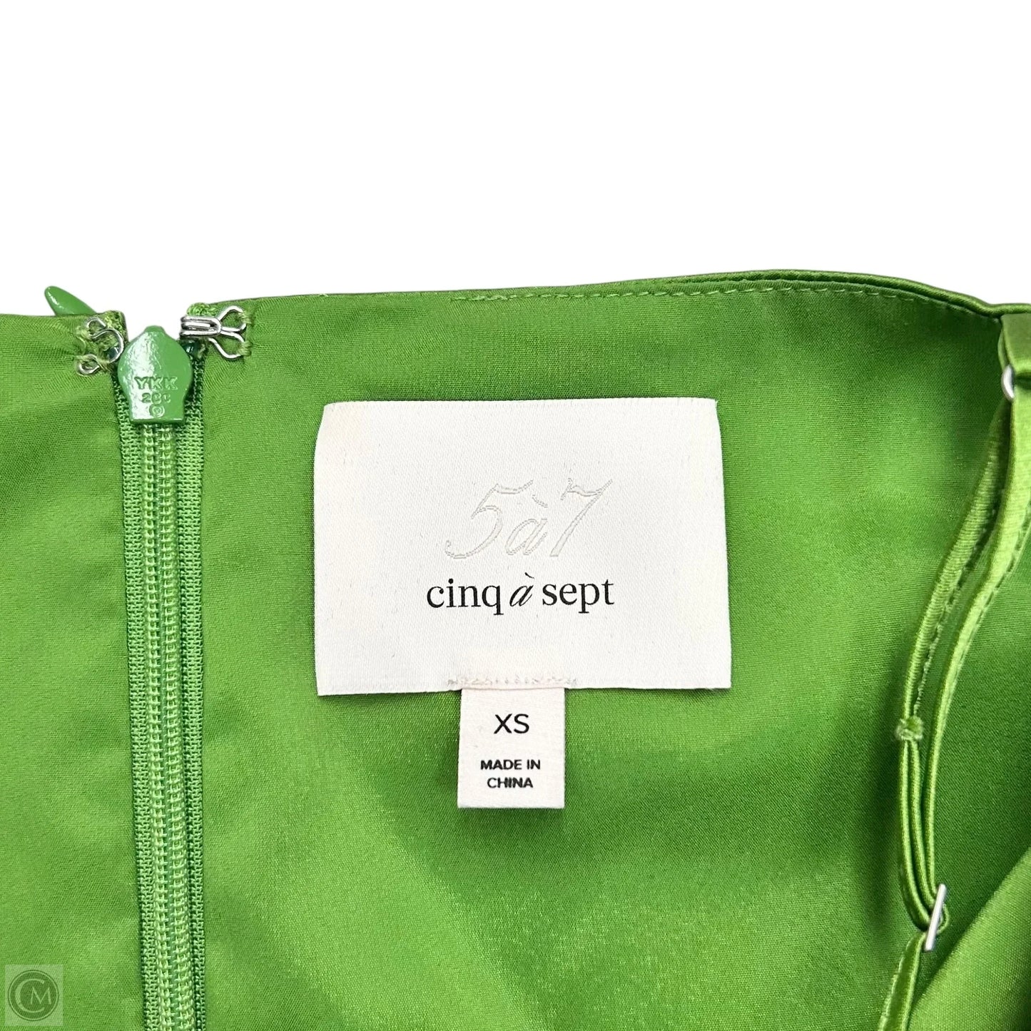 Top Sleeveless By Cinc A Sept In Green, Size: Xs