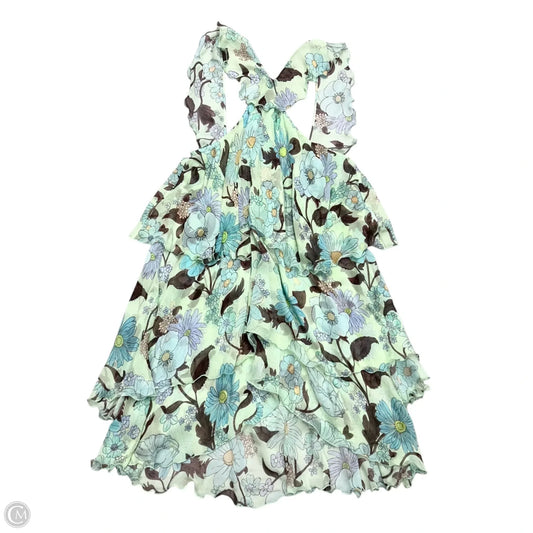 Dress Luxury Designer By Stella Mccartney In Blue & Green, Size: S