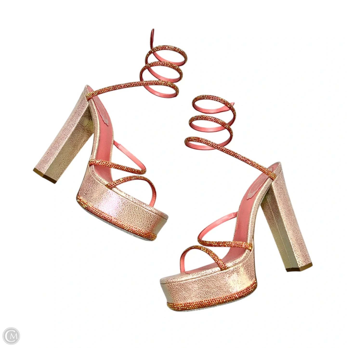 Shoes Heels Platform By Rene Cavovilla In Pink, Size: 7.5