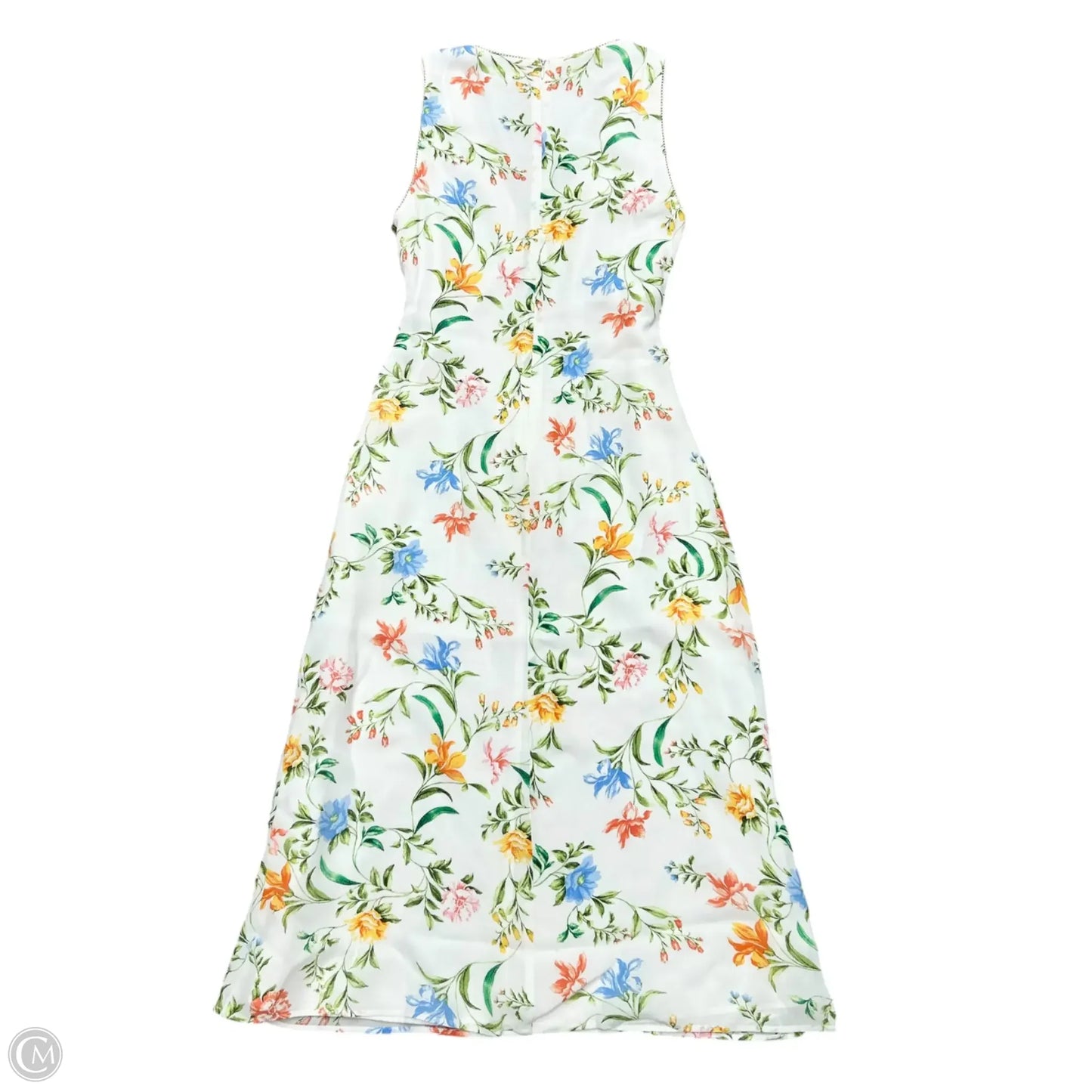 Dress Casual Midi By Wayf In Floral Print, Size: M