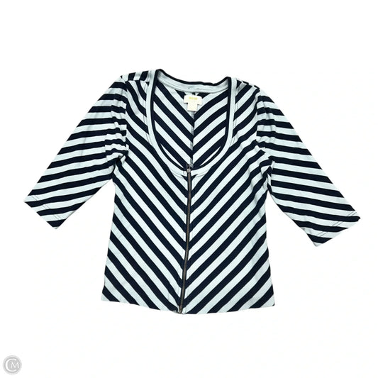 Top Short Sleeve By Maeve In Blue, Size: M