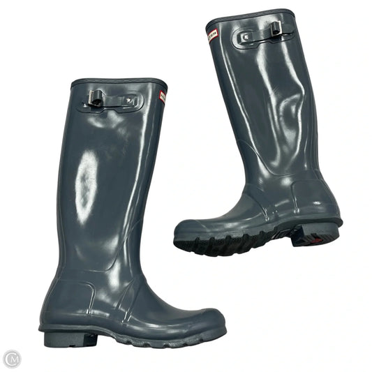Boots Rain By Hunter In Grey, Size: 8