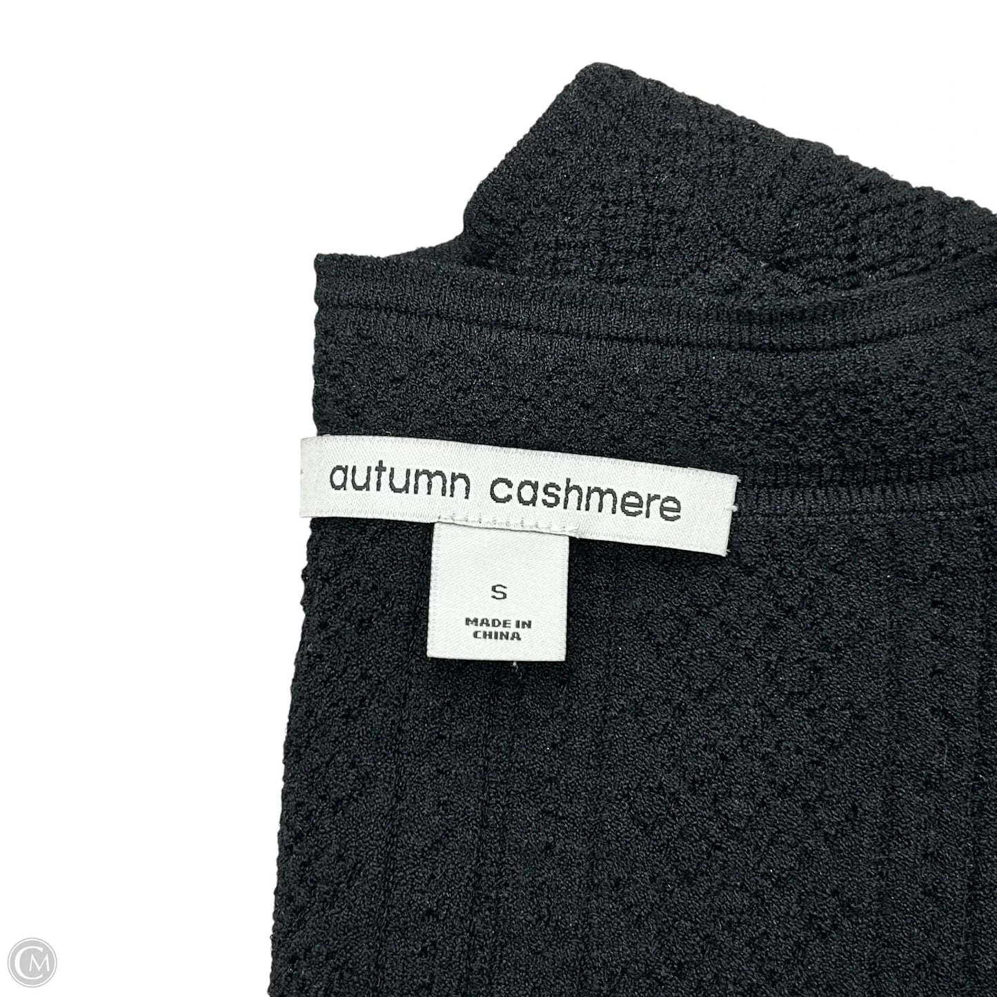 Sweater Cardigan By Autumn Cashmere In Black, Size: S