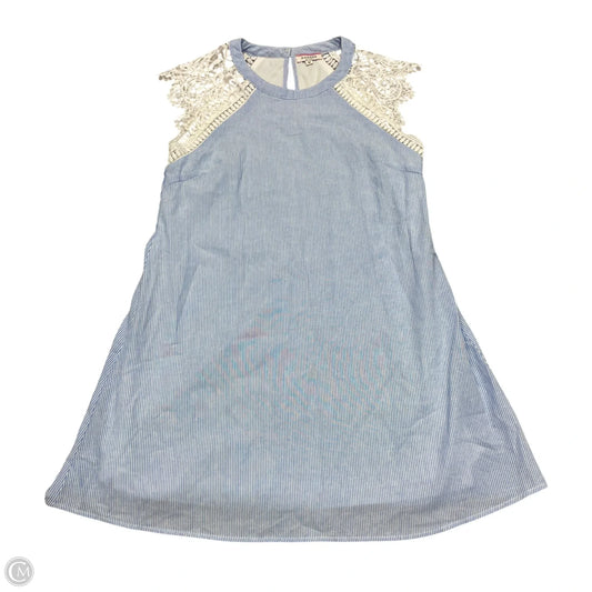 Dress Casual Short By Cmc In Blue & White, Size: M
