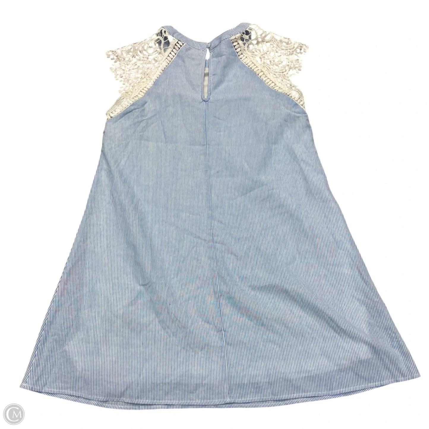 Dress Casual Short By Cmc In Blue & White, Size: M