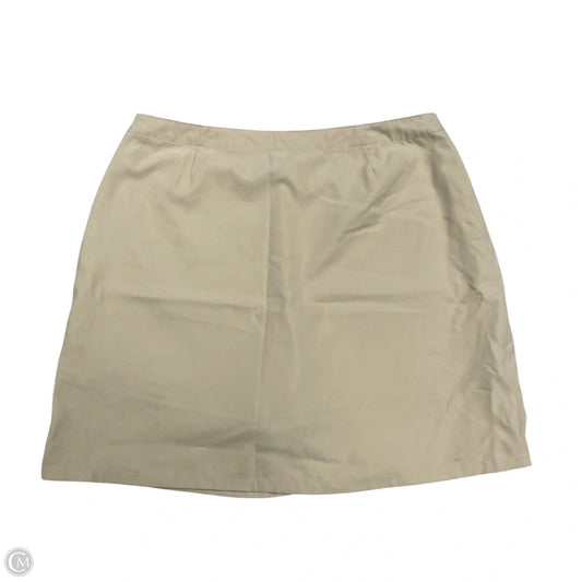 Athletic Skirt By Patagonia In Tan, Size: 14
