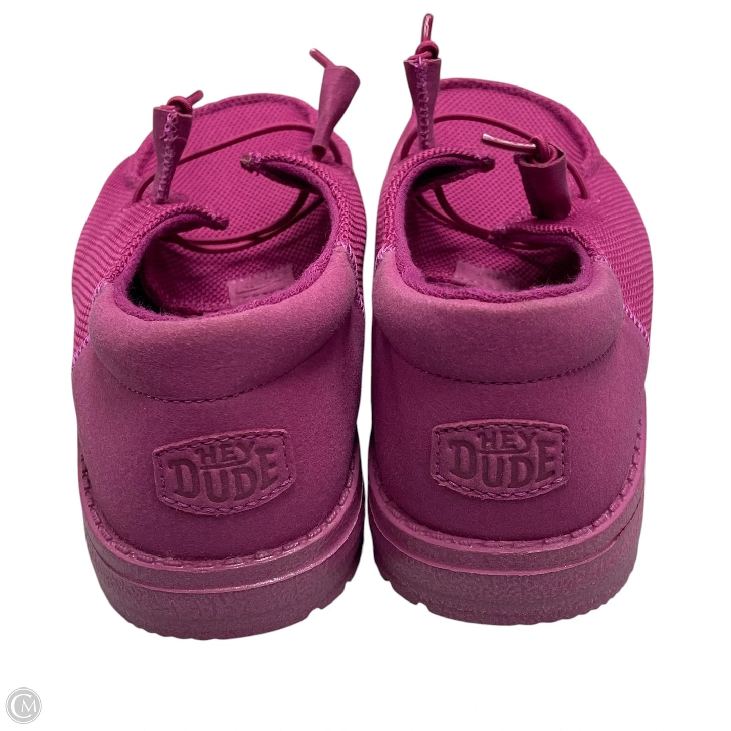 Shoes Flats By Hey Dude In Pink, Size: 10