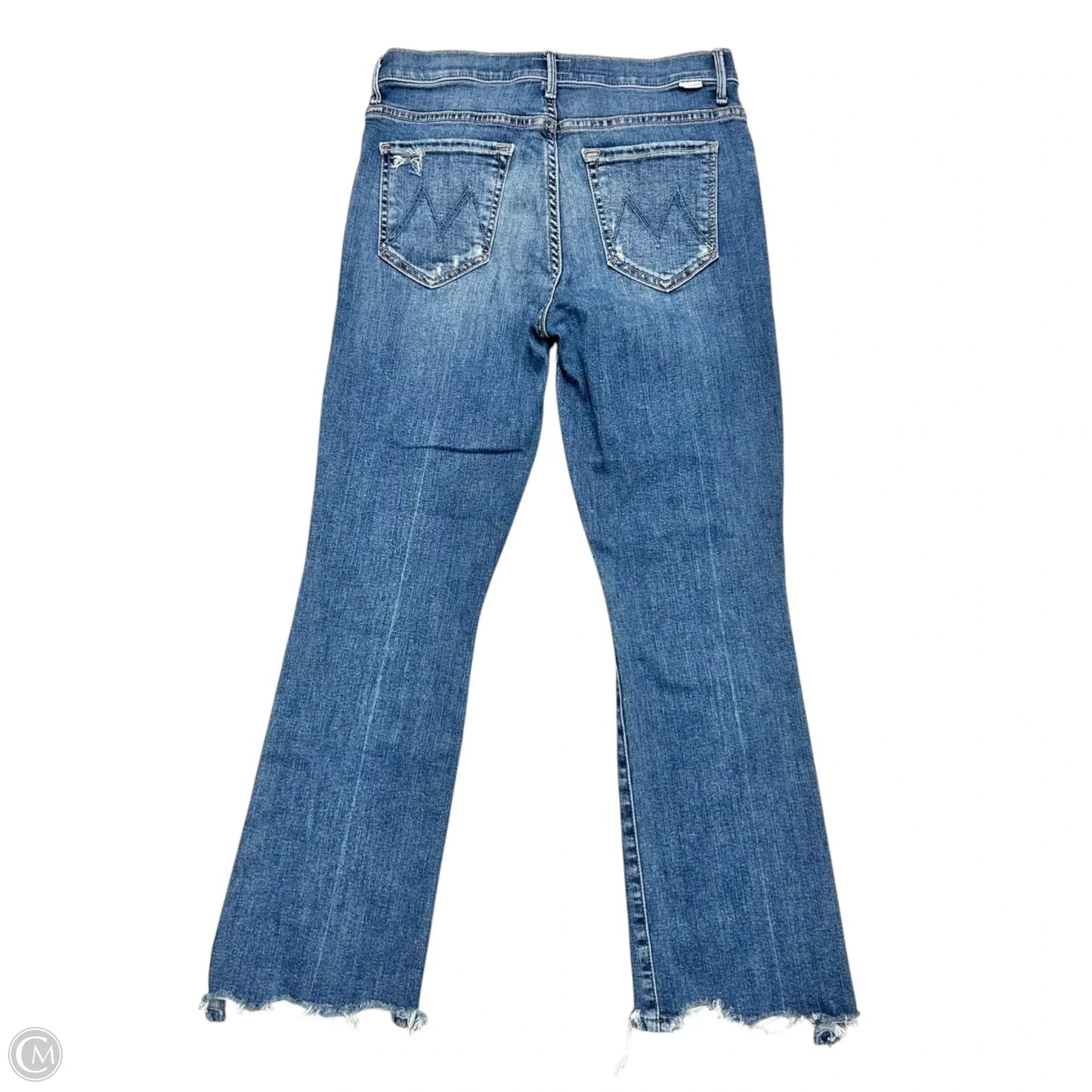 Jeans Straight By Mother In Blue Denim, Size: 6
