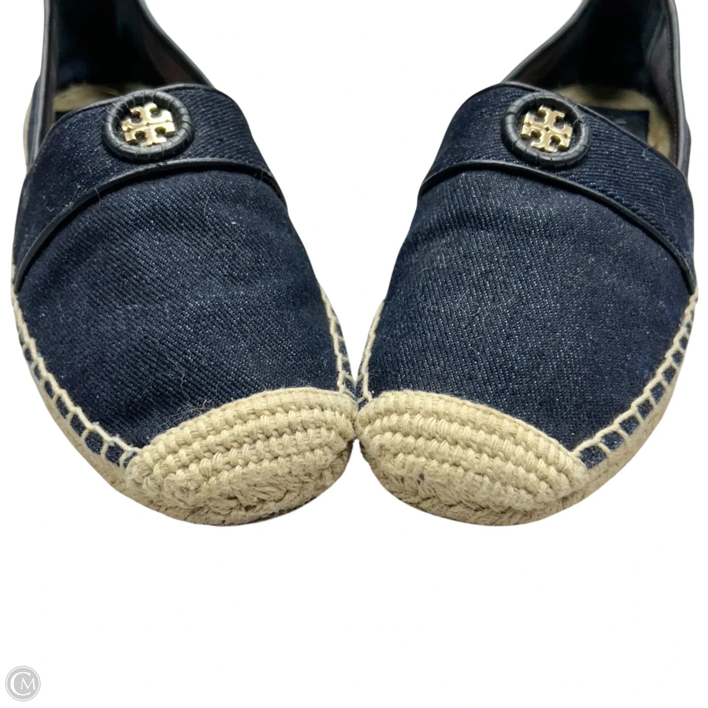 Shoes Designer By Tory Burch In Blue Denim, Size: 6.5