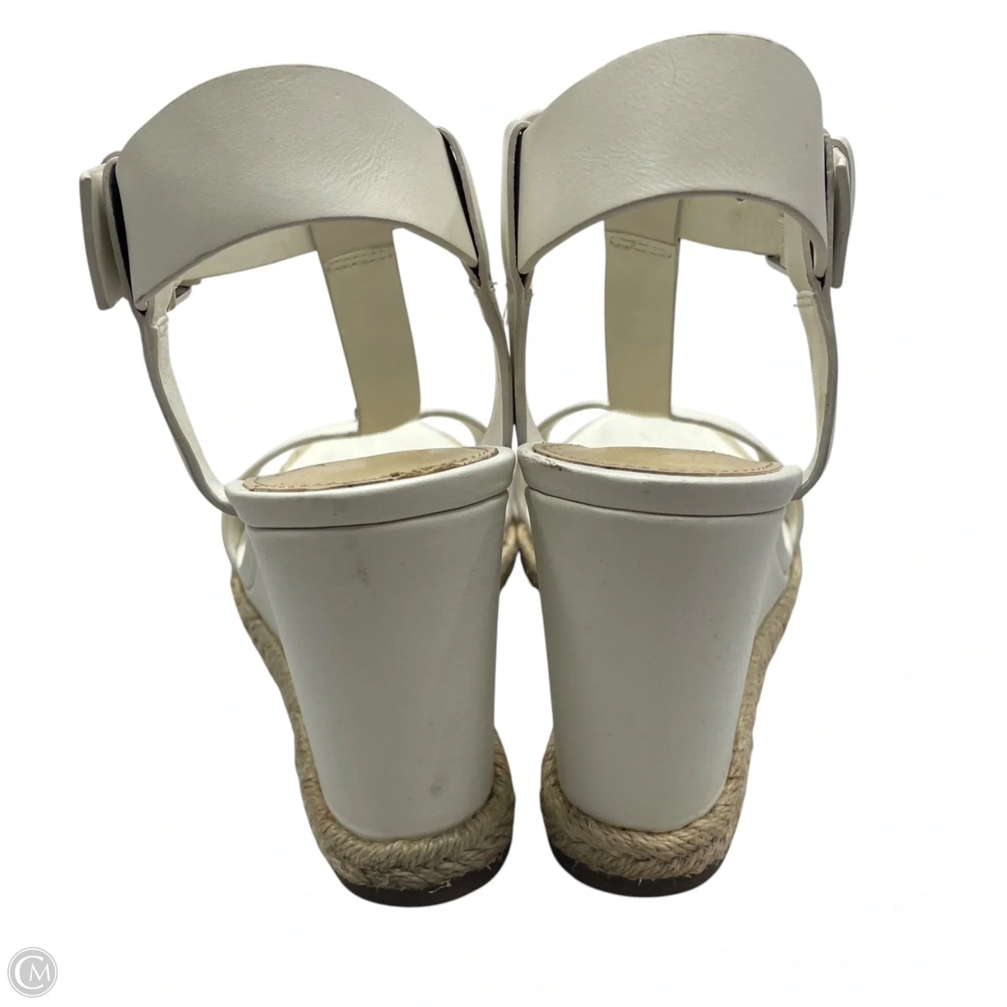 Sandals Heels Wedge By Marc Fisher In White, Size: 6
