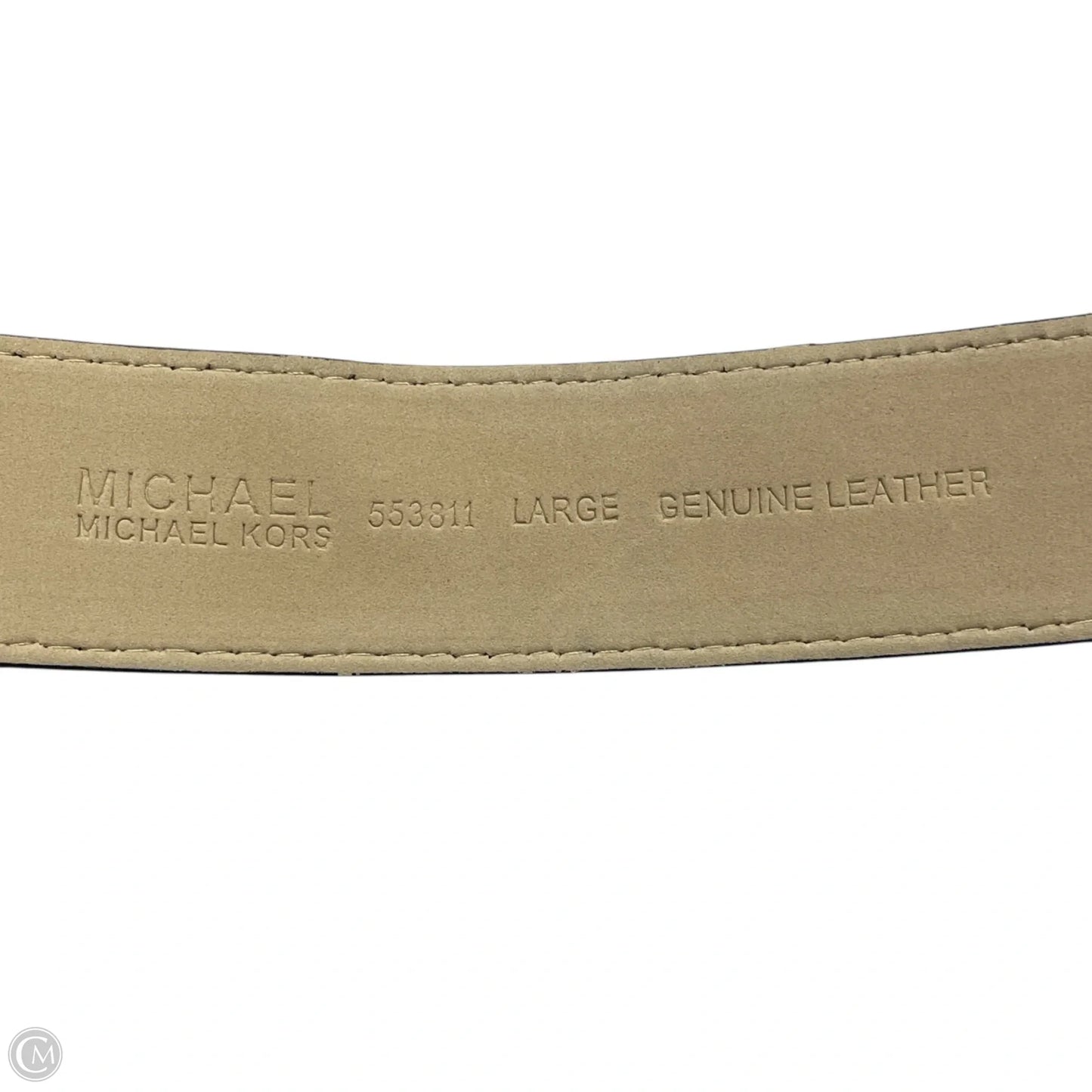 Belt Leather By Michael By Michael Kors, Size: Large