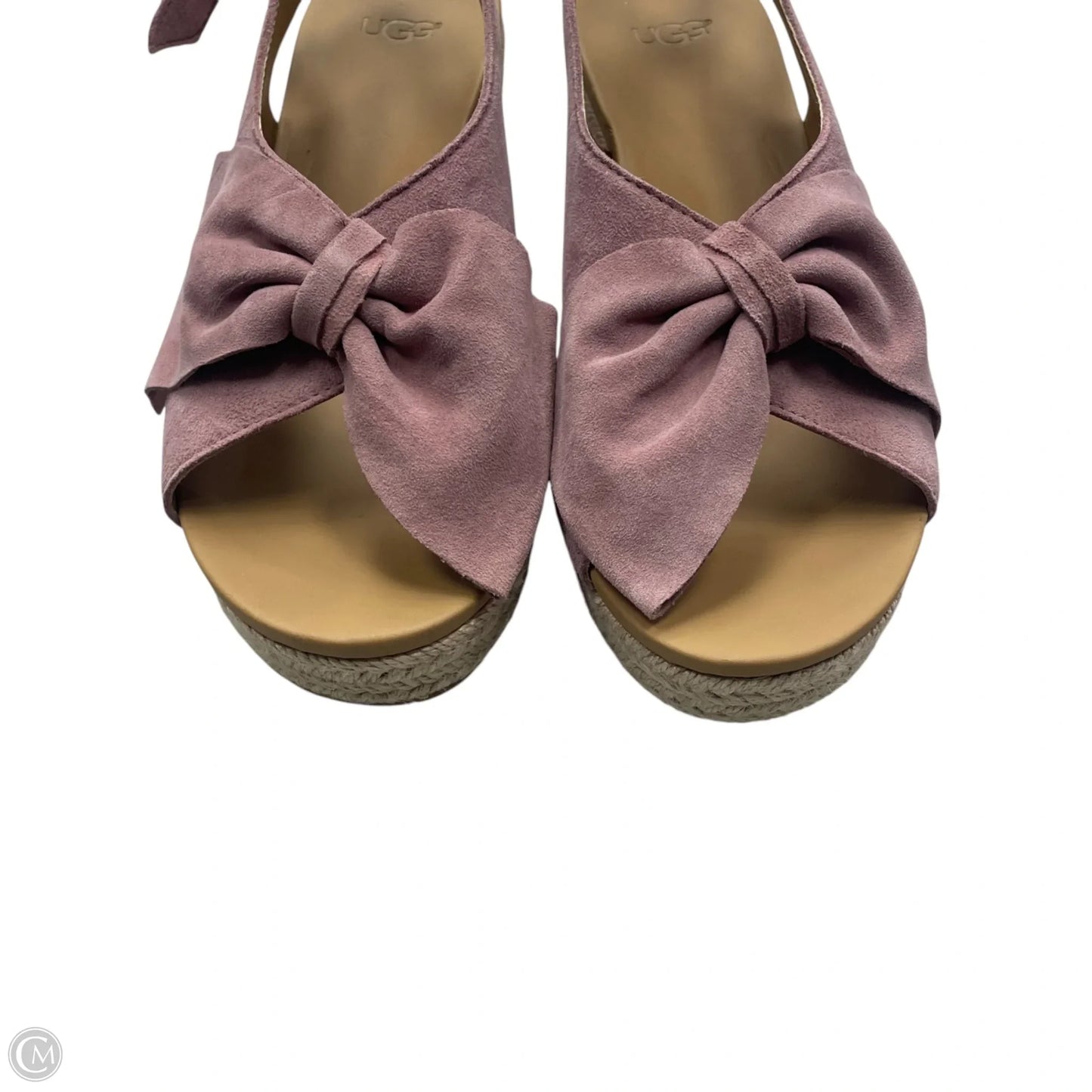 Sandals Designer By Ugg In Pink, Size: 8.5