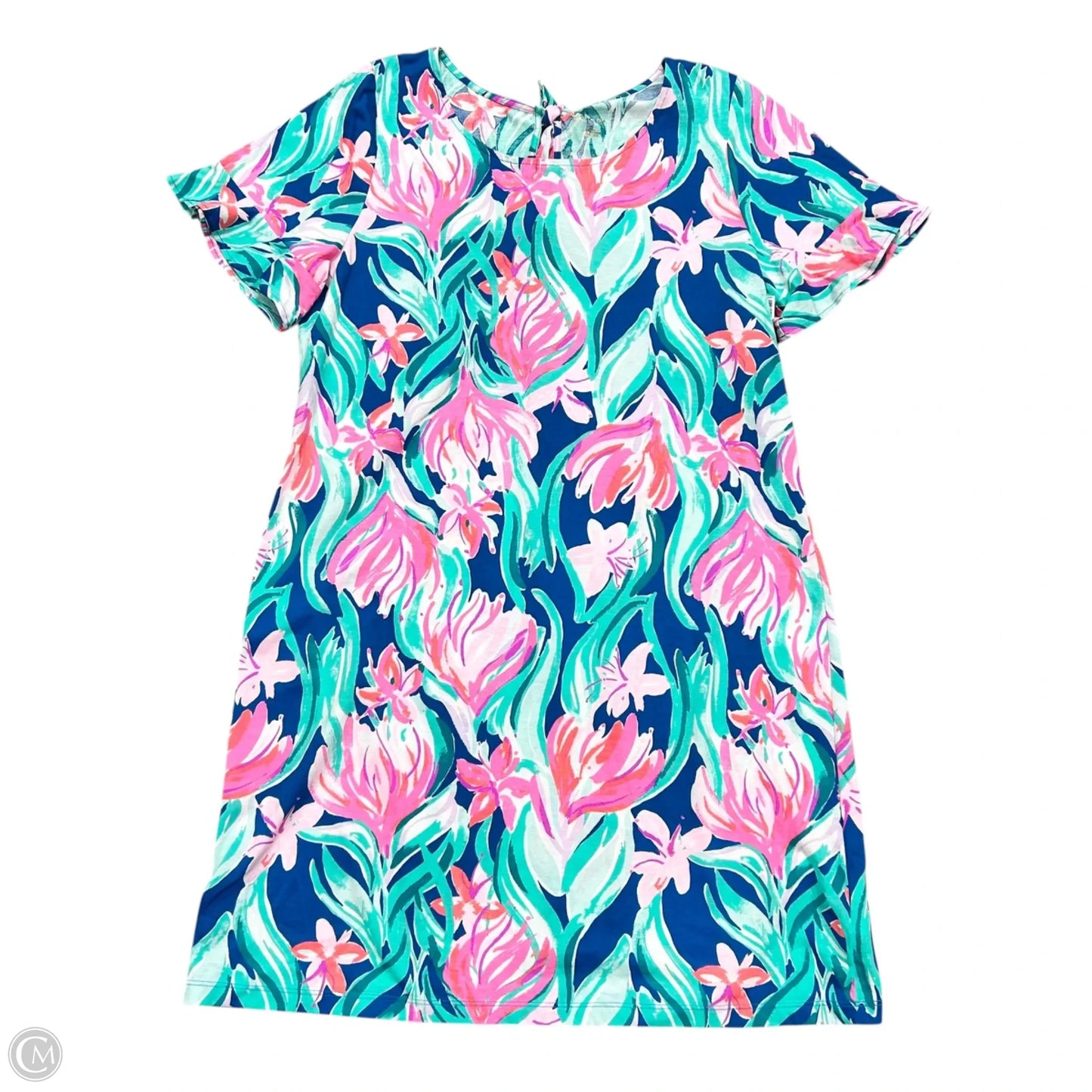 Dress Designer By Lilly Pulitzer In Blue & Pink, Size: Xl