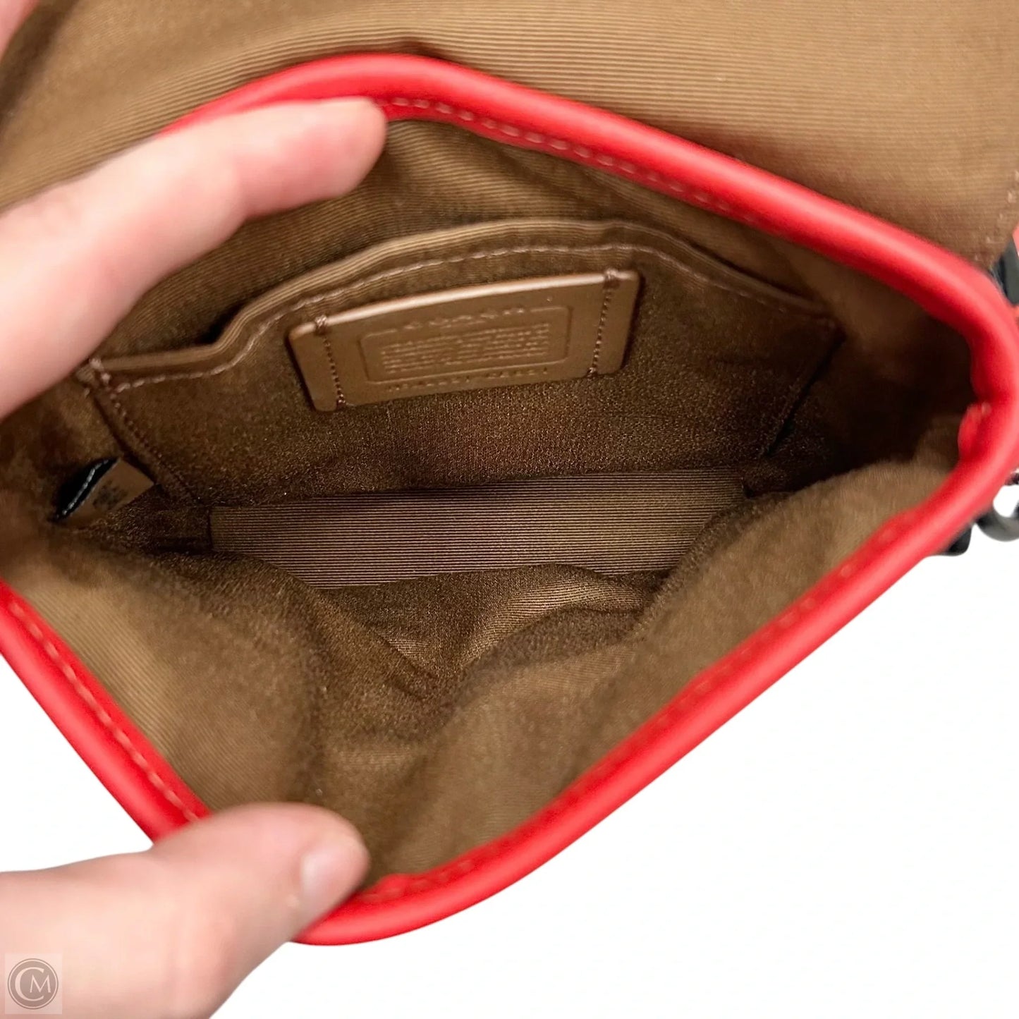 Crossbody Designer By Coach, Size: Small