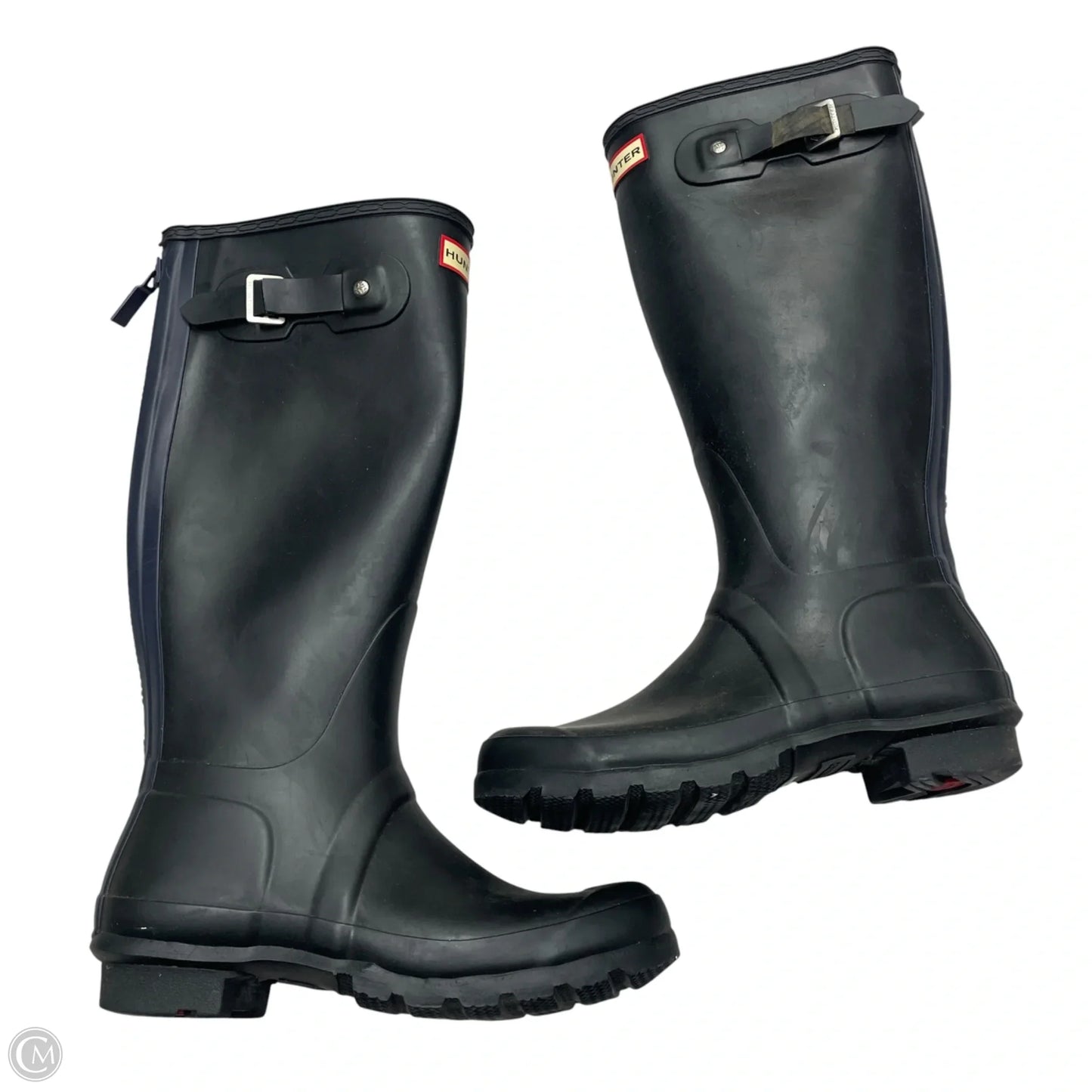 Boots Rain By Hunter In Black, Size: 7