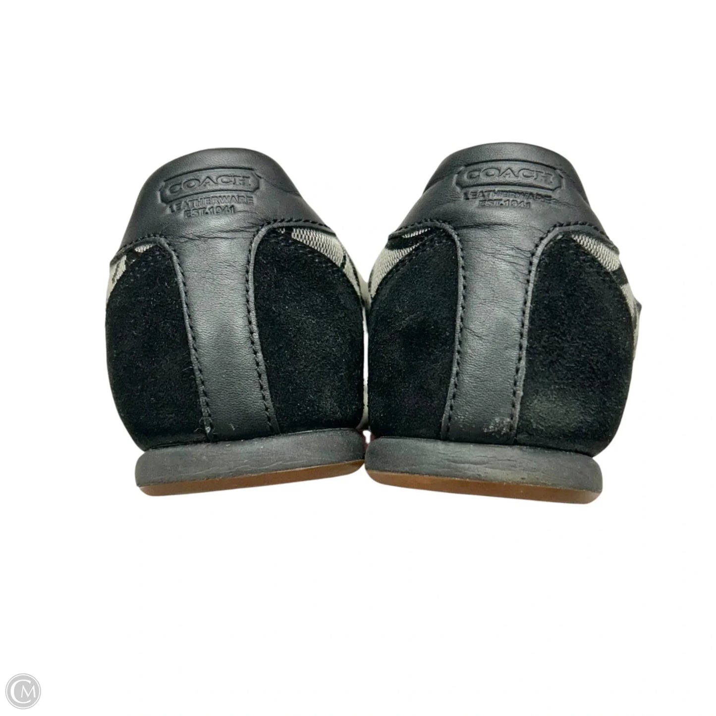 Shoes Designer By Coach In Black & White, Size: 7