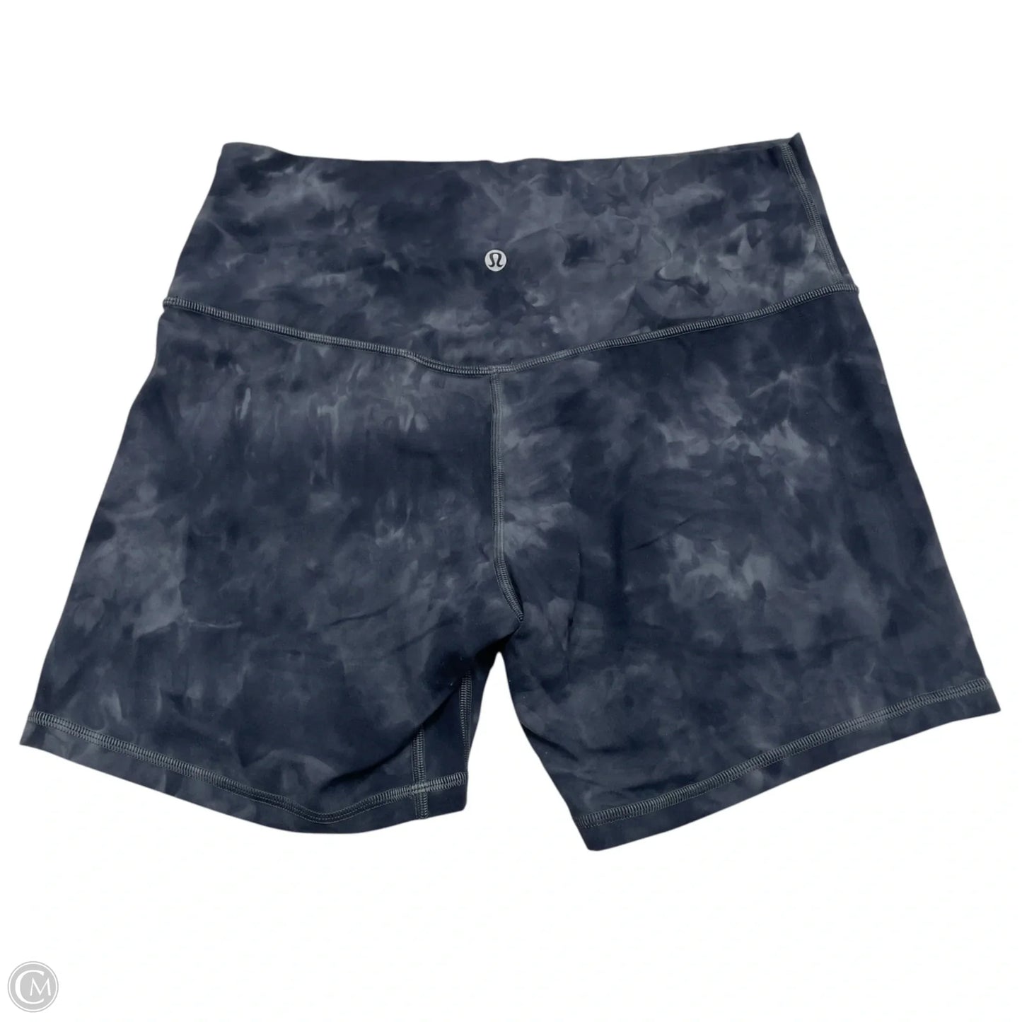 Athletic Shorts By Lululemon In Black & Grey, Size: L