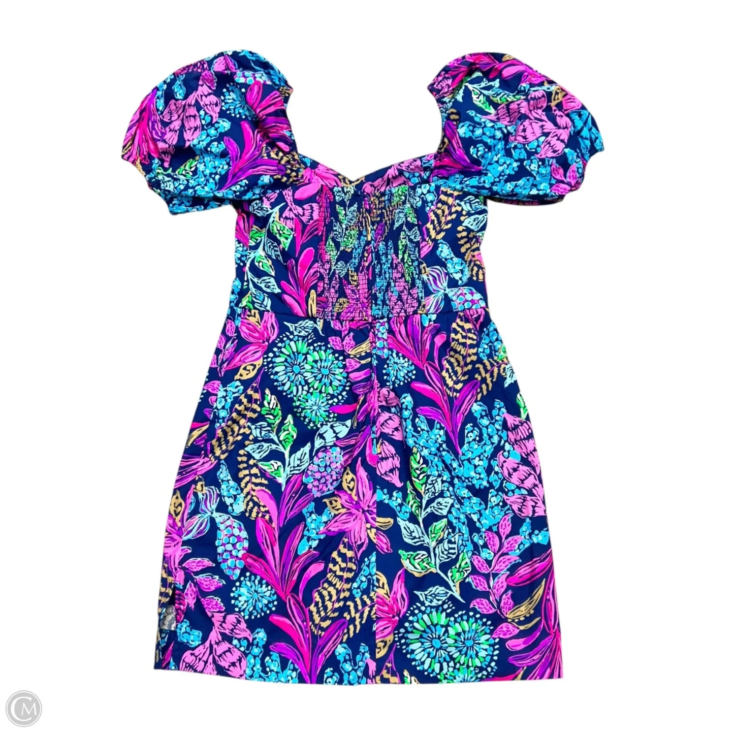Dress Designer By Lilly Pulitzer In Blue & Pink, Size: Xxs